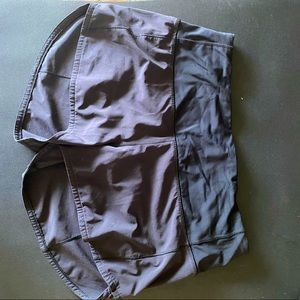 Lulu black high waist speed up short 2.5 inseam
